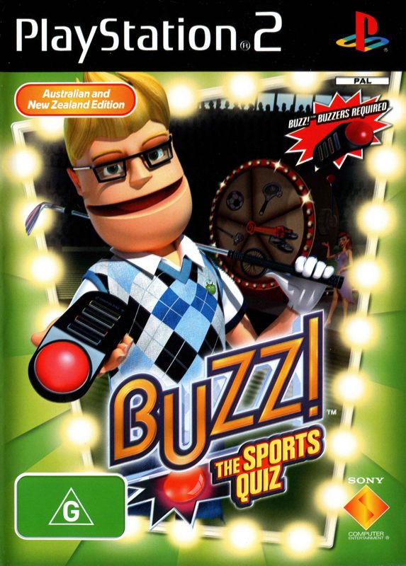 Front Cover for Buzz! The Sports Quiz (PlayStation 2)