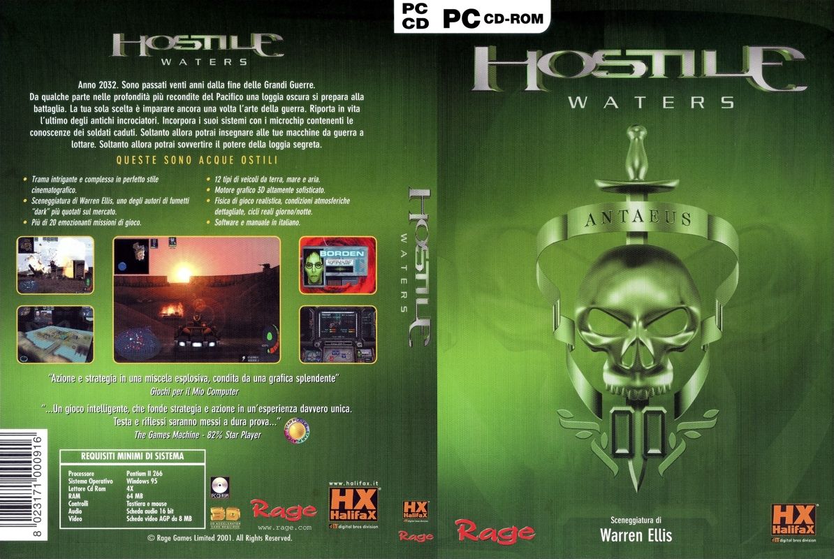 Full Cover for Hostile Waters: Antaeus Rising (Windows)