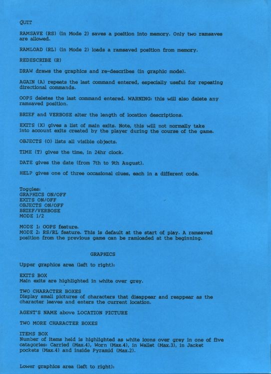 Extras for Crack City (ZX Spectrum) (Zenobi Software release): Page 3