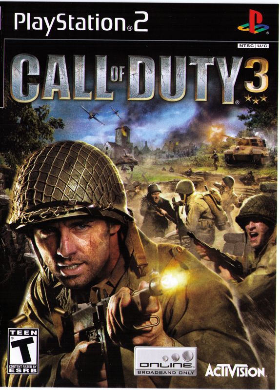Front Cover for Call of Duty 3 (PlayStation 2)