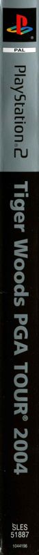 Spine/Sides for Tiger Woods PGA Tour 2004 (PlayStation 2) (Plaitnum release)