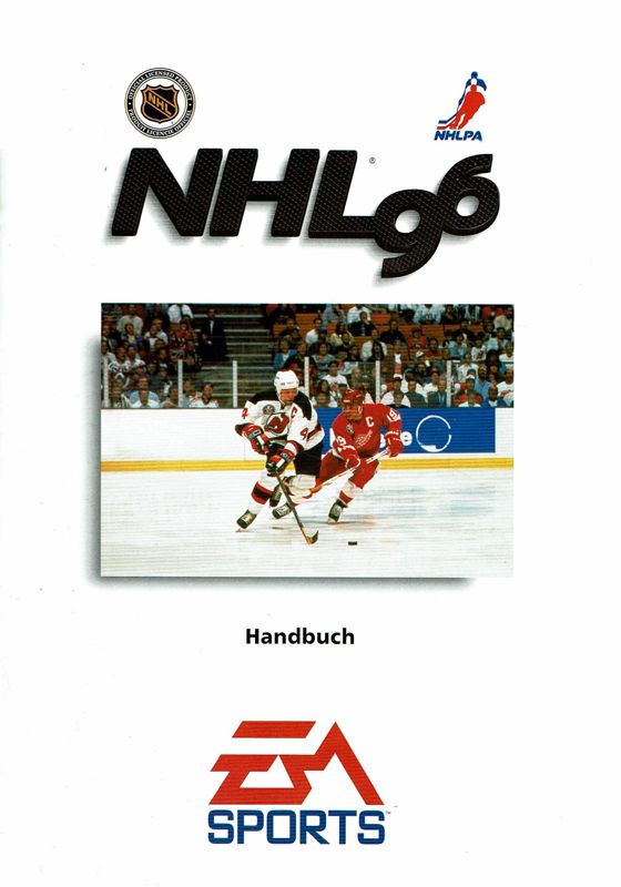 Manual for NHL 96 (DOS): Front