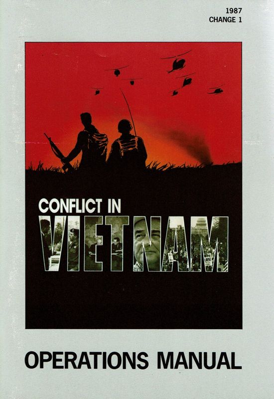 Manual for Conflict in Vietnam (PC Booter): Front