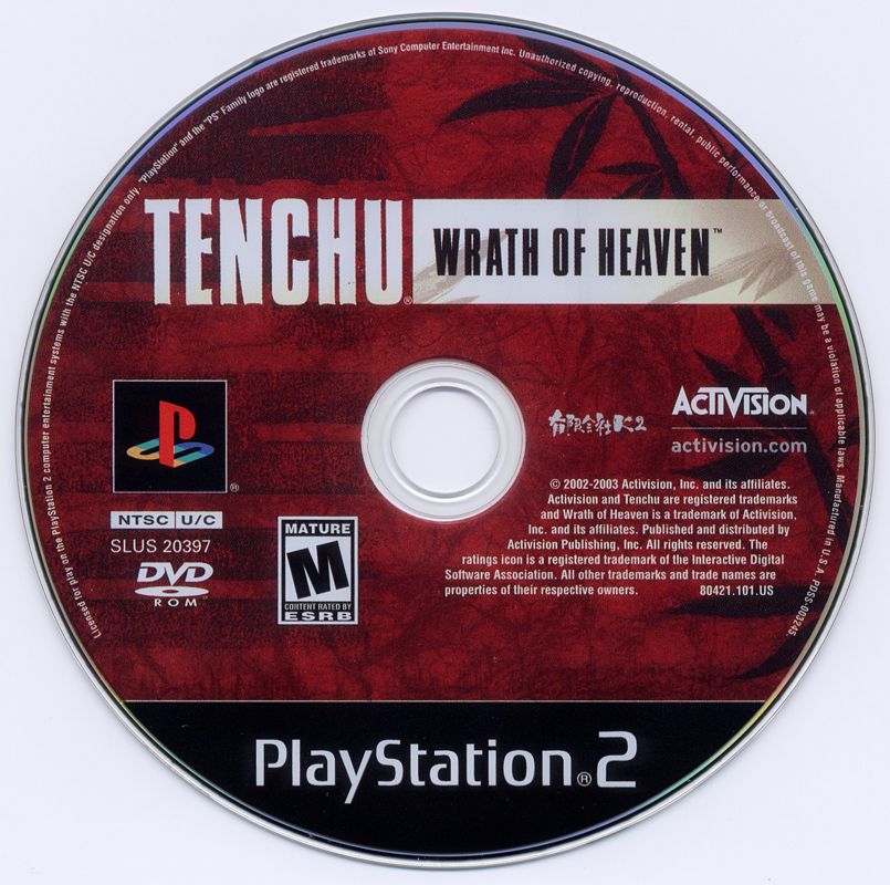 Media for Tenchu: Wrath of Heaven (PlayStation 2)