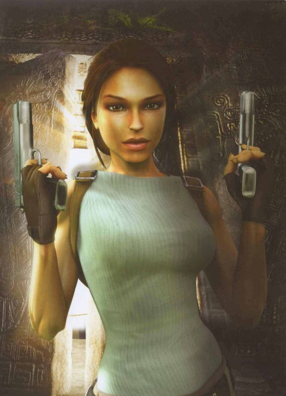 Inside Cover for Lara Croft: Tomb Raider - Anniversary (Collectors Edition) (PlayStation 2): Flap - Far Left