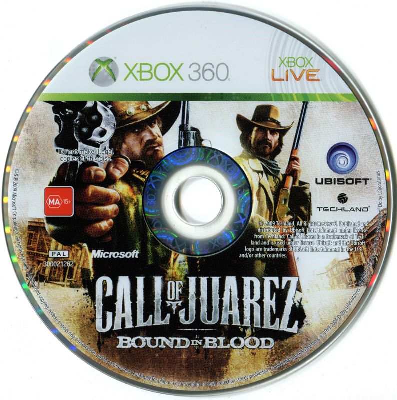 Call of Juarez: Bound in Blood cover or packaging material - MobyGames