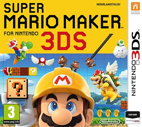 Front Cover for Super Mario Maker for Nintendo 3DS (Nintendo 3DS) (eShop release)