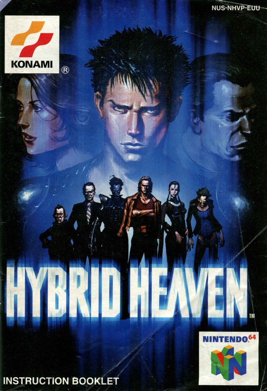 Manual for Hybrid Heaven (Nintendo 64): Front
