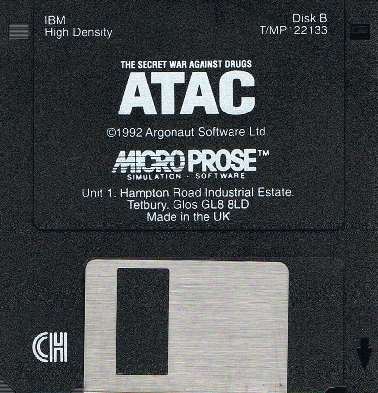 Media for ATAC: The Secret War Against Drugs (DOS) (3.5"-Disk Version): Disk B