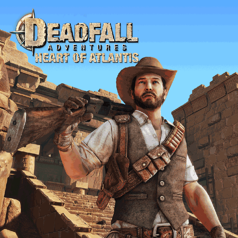 Front Cover for Deadfall Adventures: Heart of Atlantis (PlayStation 3) (download release)