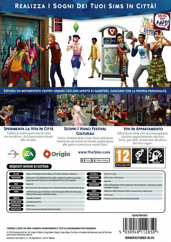 The Sims 4: City Living, Windows Mac