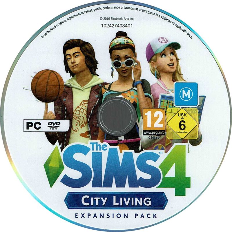 Media for The Sims 4: City Living (Macintosh and Windows)