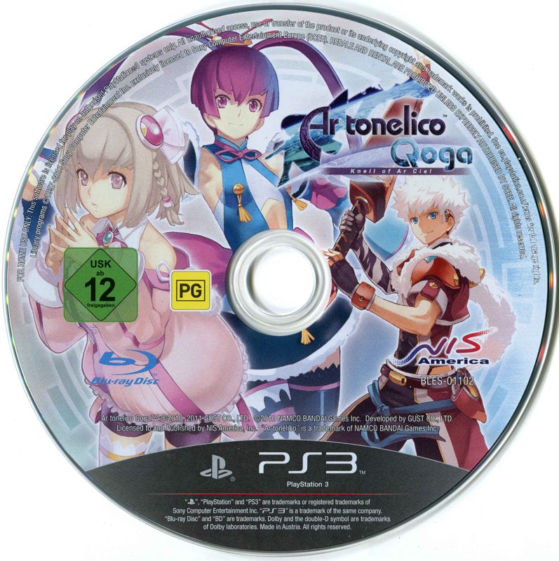 Media for Ar tonelico Qoga: Knell of Ar Ciel (PlayStation 3)
