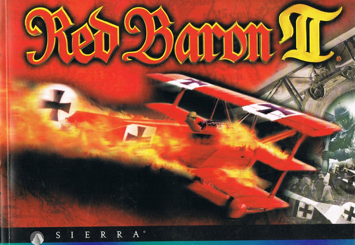 Manual for Red Baron II (Windows): Front