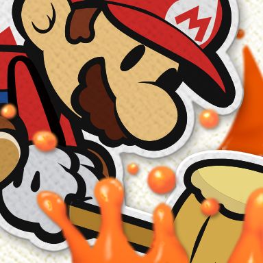 Front Cover for Paper Mario: Color Splash (Wii U) (Download release)