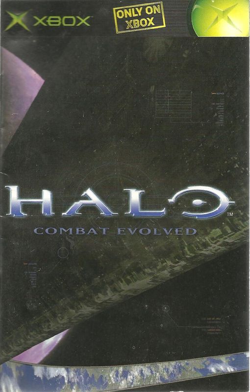 Manual for Halo: Combat Evolved (Xbox): Front