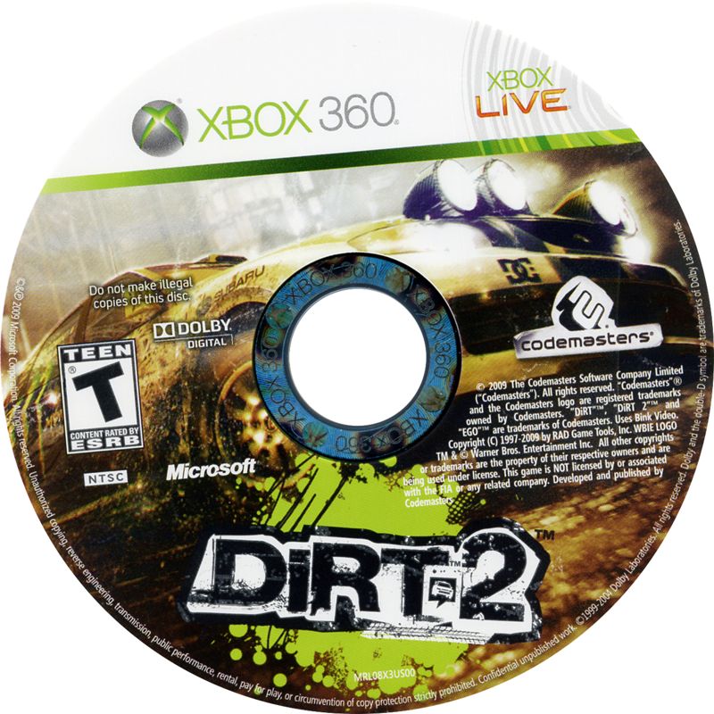 Media for DiRT 2 (Xbox 360)