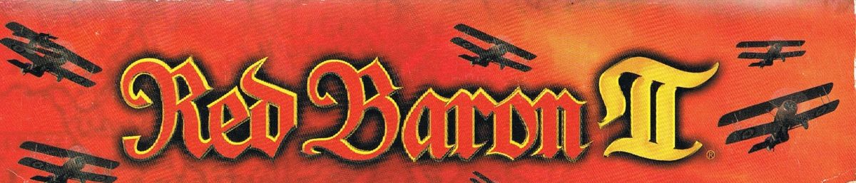 Spine/Sides for Red Baron II (Windows): Top