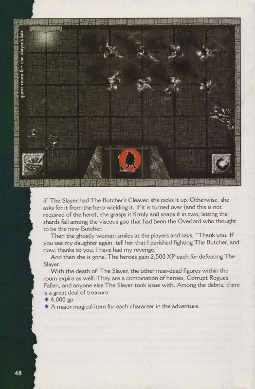 Extras for Diablo II (Collector's Edition) (Windows): Quest Book - Back
