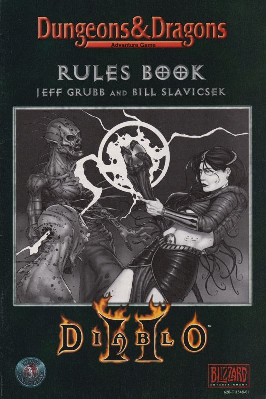 Extras for Diablo II (Collector's Edition) (Windows): Rules Book - Front