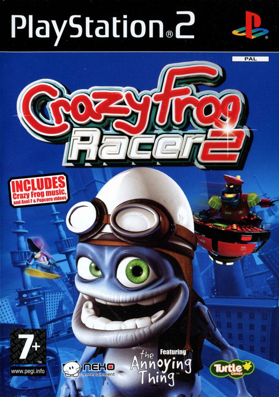 Front Cover for Crazy Frog Arcade Racer (PlayStation 2)