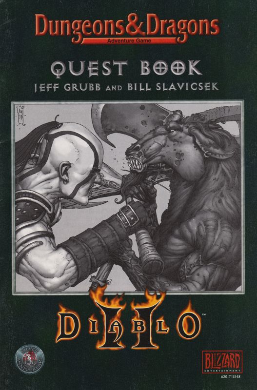 Extras for Diablo II (Collector's Edition) (Windows): Quest Book - Front