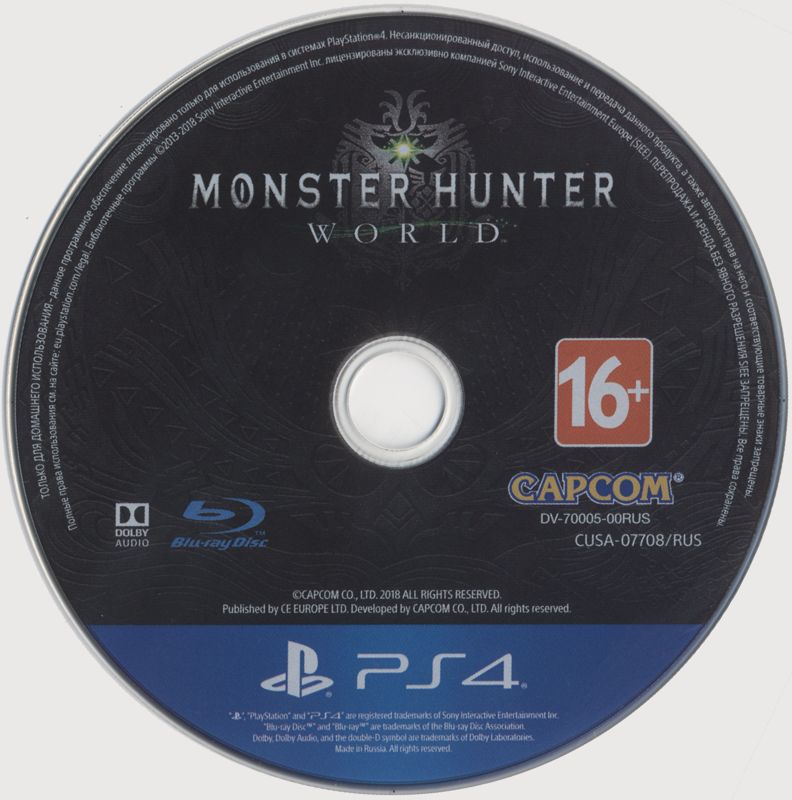 Media for Monster Hunter: World (PlayStation 4)