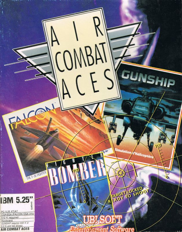Front Cover for Air Combat Aces (DOS)
