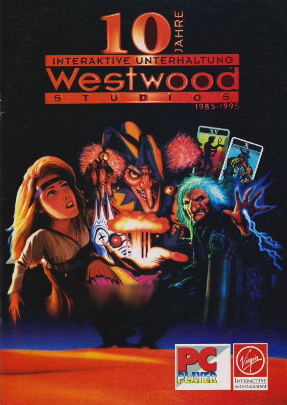 Extras for Westwood 10th Anniversary (DOS): Westwood 10th Anniversary - Front
