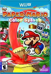 Front Cover for Paper Mario: Color Splash (Wii U) (eShop release)