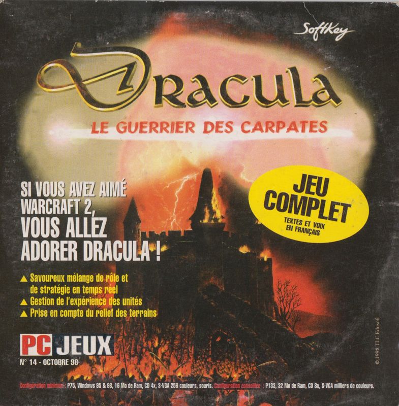 Front Cover for Vlad Tepes Dracula (Windows) ("PC JEUX" #14 covermount (10/1998))