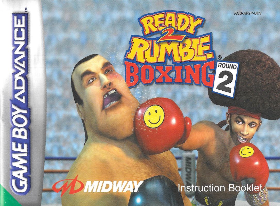 Manual for Ready 2 Rumble Boxing: Round 2 (Game Boy Advance): Front
