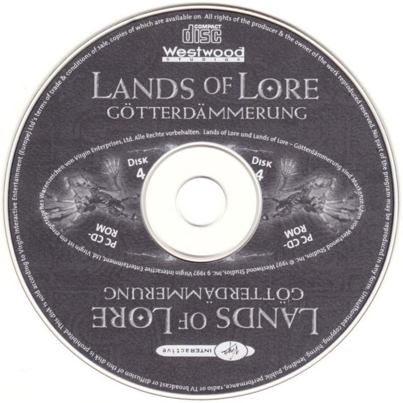 Media for Play the Games Vol. 1 (DOS and Windows): Lands of Lore: Götterdämmerung - Disc 4