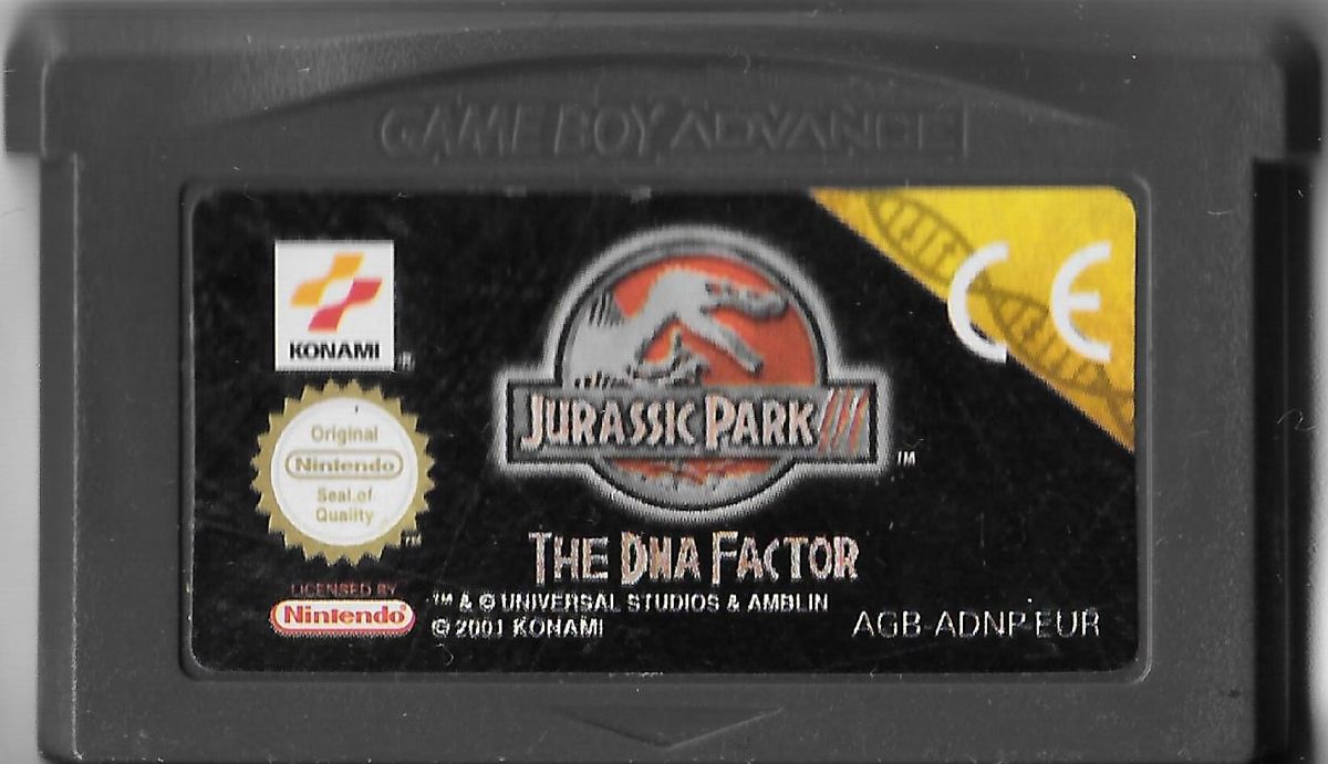 Jurassic Park III: The DNA Factor cover or packaging material - MobyGames