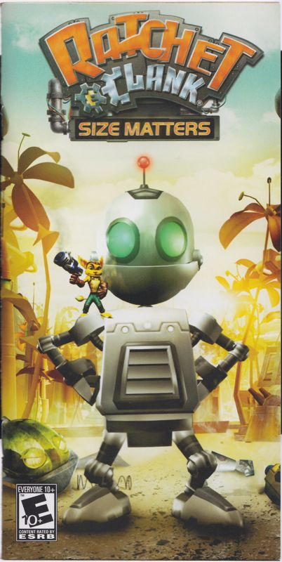 Manual for Ratchet & Clank: Size Matters (PSP System bundle) (PSP): Front - English