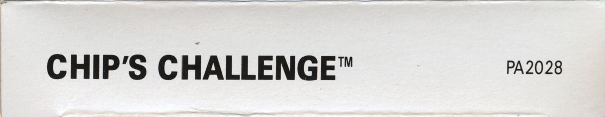 Spine/Sides for Chip's Challenge (Lynx): Top
