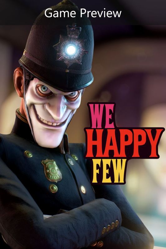 Front Cover for We Happy Few (Xbox One) (Game Preview release): 2nd cover (Game preview version)