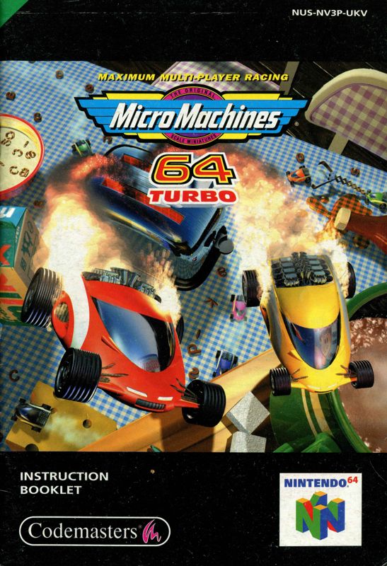 Manual for Micro Machines 64 Turbo (Nintendo 64): Front