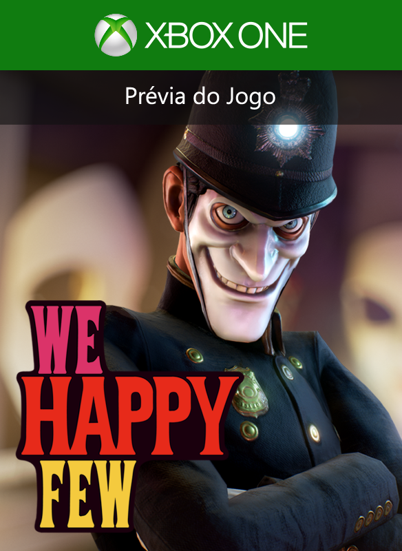 Front Cover for We Happy Few (Xbox One) (Game Preview release): 1st cover (Game preview version)