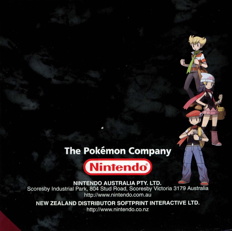 Pokémon Pearl Version cover or packaging material MobyGames