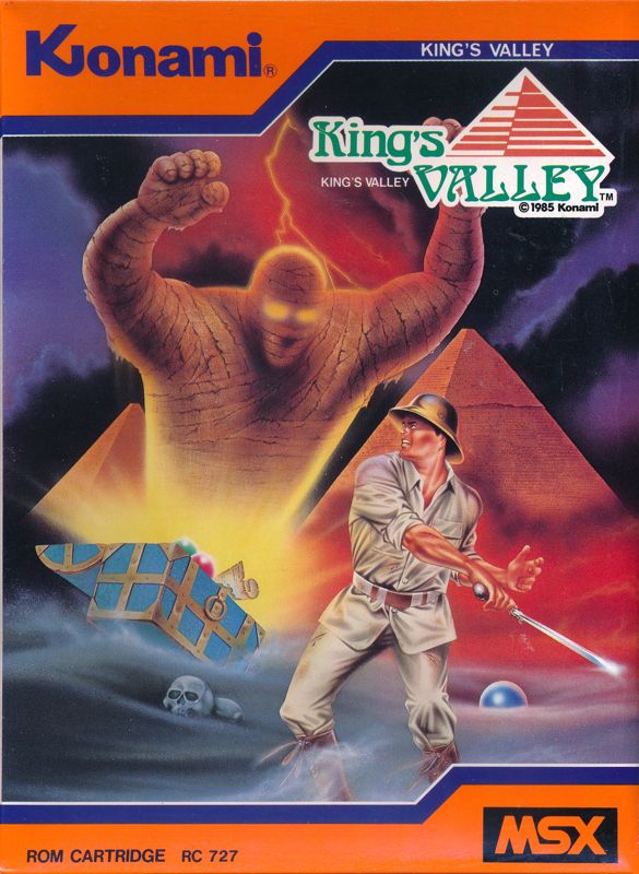 Front Cover for King's Valley (MSX)