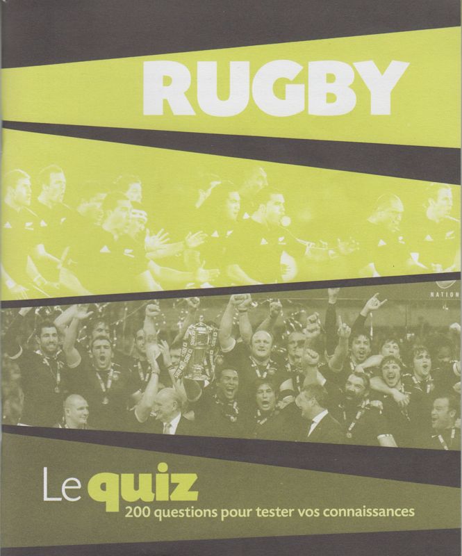 Other for Coffret Passion: Rugby (Macintosh and Windows): Quiz booklet - Front