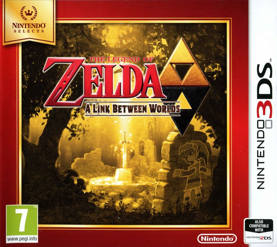 Front Cover for The Legend of Zelda: A Link Between Worlds (Nintendo 3DS) (Nintendo Selects release)