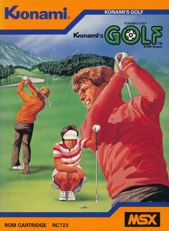 Front Cover for Konami's Golf (MSX)