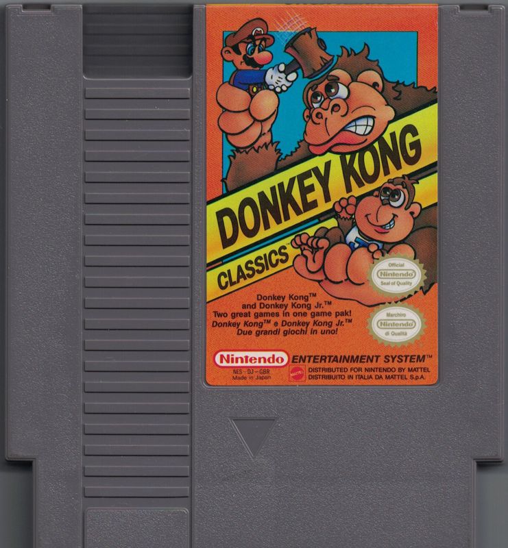 Front Cover for Donkey Kong Classics (NES)