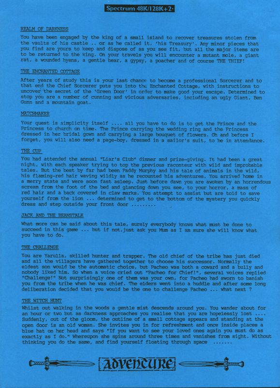 Extras for Deep One (ZX Spectrum): Page 2