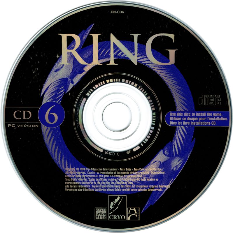 Media for Ring: The Legend of the Nibelungen (Windows) (1st release): Disc 6