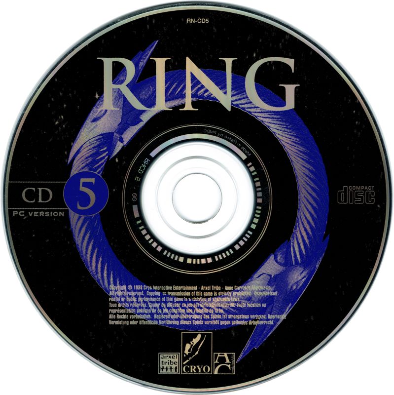 Media for Ring: The Legend of the Nibelungen (Windows) (1st release): Disc 5