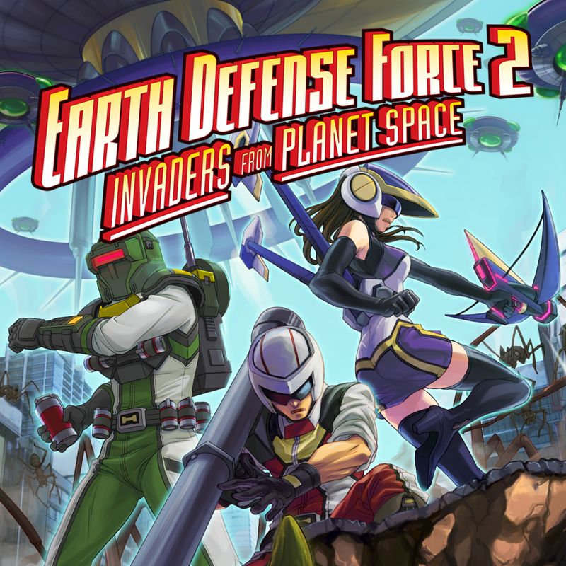 Front Cover for Earth Defense Force 2: Invaders from Planet Space (PS Vita) (download release)