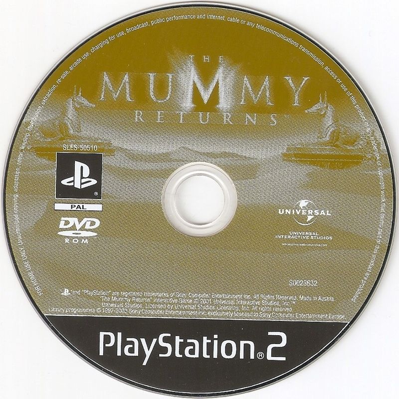 Media for The Mummy Returns (PlayStation 2)